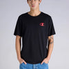 Champion Mens Puff C Logo Tee Black