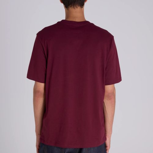 Champion Mens Puff C Logo Tee Maroon
