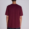 Champion Mens Puff C Logo Tee Maroon