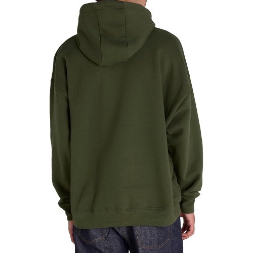 Champion Mens Tonal Script Hoodie Prep Green