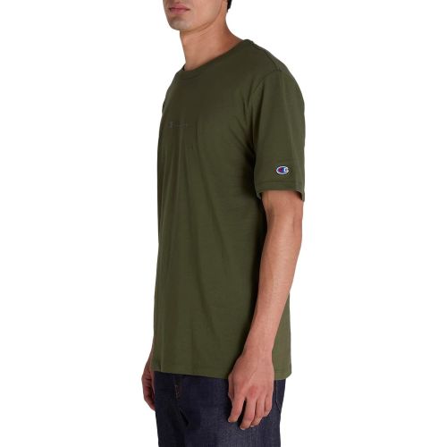 Champion Mens Tonal Script Tee Prep Green
