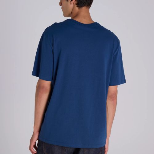Champion Mens Tonal Script Tee Midnight Vista Blue