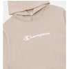 Champion Kids Puff Script Hoodie Champagne Frost