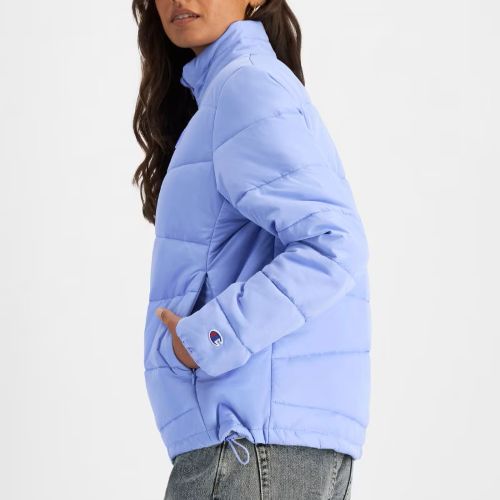 Champion Womens Rochester Lightweight Puffer Jacket Pewter Blue