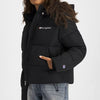 Champion Womens Rochester Hooded Puffer Jacket Black