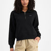 Champion Womens Rochester Base Quarter Zip Sweat Black