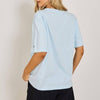 Champion Womens Script Tonal Short Sleeve Tee Spring Sky Blue