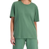 Champion Womens Script Tonal Short Sleeve Tee Oak Green