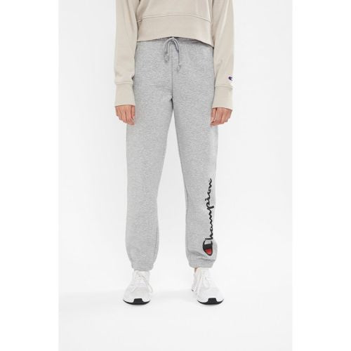 Champion Womens Script Hi Waist Jogger Pant Oxford Heather