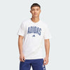 Adidas Mens Collegiate Linear Grapphic Tee White