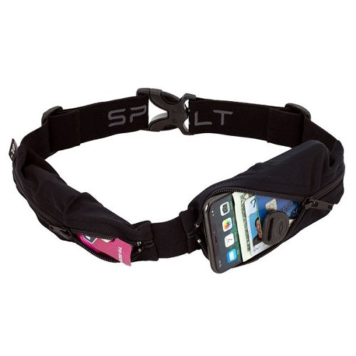 Spibelt Dual Pocket Pro Running Belt Black