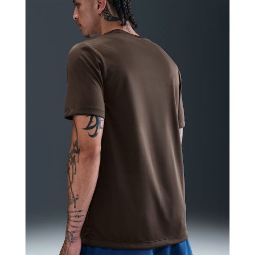 Nike Mens Dri-FIT Legend Reset Tee Baroque Brown/Matte Silver