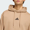 Adidas Mens Essentials Feel Cozy Hoodie Khaki Six/Black