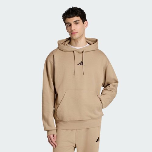 Adidas Mens Feel Cozy Hoodie Wonder Cargo/Black