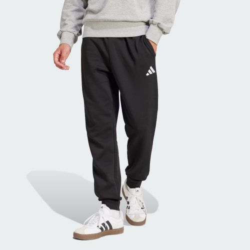Adidas Mens FeelCozy Fleece Pants Black/White