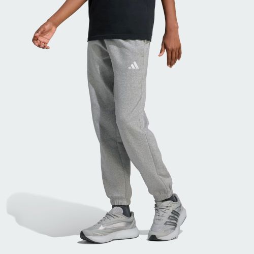 Adidas Kids Small Logo Fleece Pant Medium Grey Heather/White
