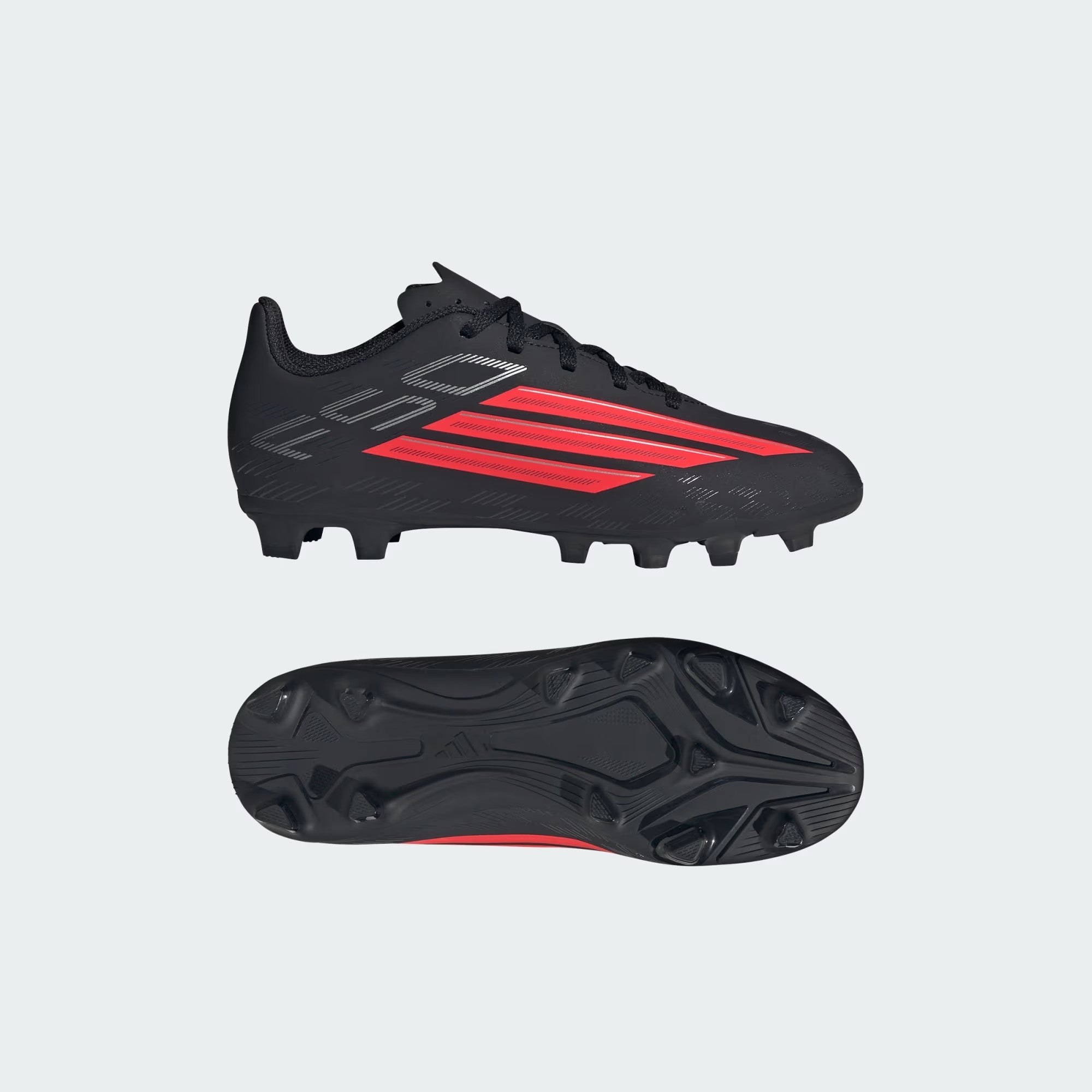 Adidas Kids F50 Club FG/MG Football Boots Core Black/Lucid Red/Core Black