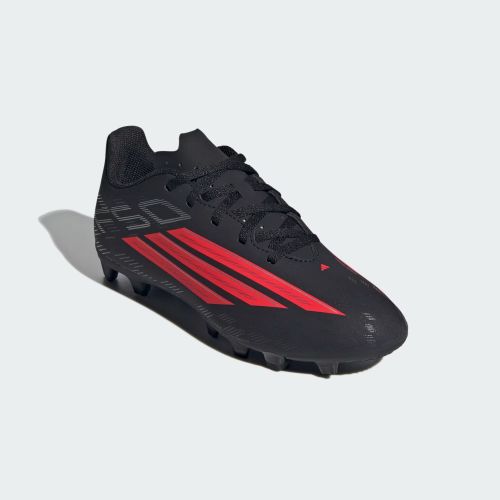 Adidas Kids F50 Club FG/MG Football Boots Core Black/Lucid Red/Core Black