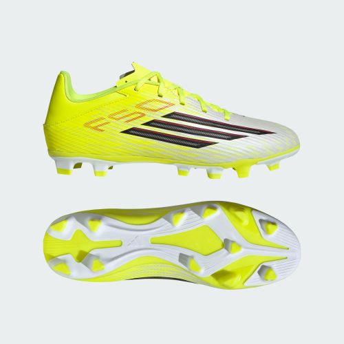 Adidas Mens F50 Club FG/MG Football Boots Team Solar Yellow 2/Core Black/Lucid Red