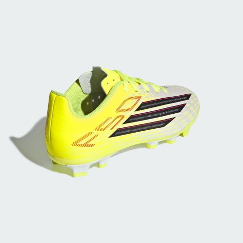 Adidas Kids F50 Club FG/MG Football Boots Solar Yellow 2/Core Black/Lucid Red