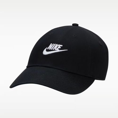Nike Mens Futura Wash Club Cap Black/White