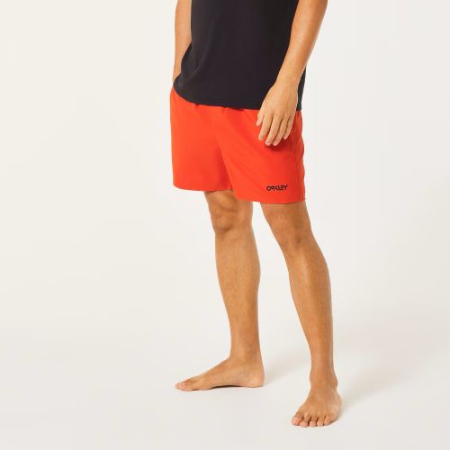 Oakley Mens Beach Volley 16 Beach Short Flame Red