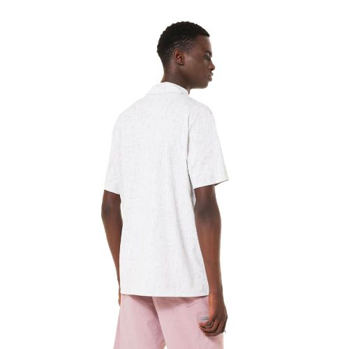 Oakley Mens Resist Jacquard Polo Shirt White