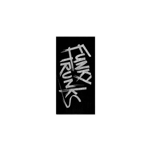 Funky Trunks Cotton Jacquard Towel Black