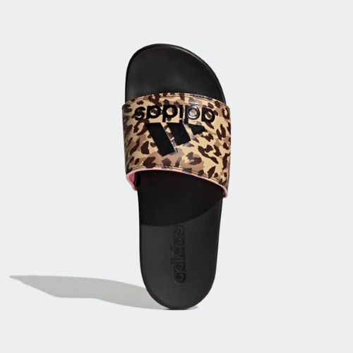 Adidas Womens Adilette Comfort Core Black/Beam Pink