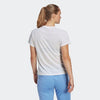 Adidas Womens Aeroready Minimal Branding Crew Tee White