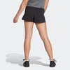 Adidas Womens Train Essentials Cotton 3 Stripes Pacer Short Black/White