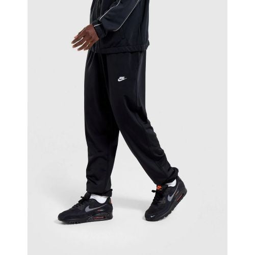 Nike Mens Club Poly-Knit Tracksuit Black/White