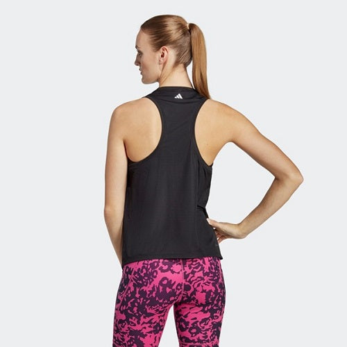 Adidas Womens HIIT Aeroready Quickburn Tank Black/White