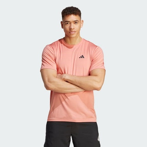 Adidas Mens Train Essentials Stretch Tee Wonder Clay/Black