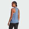 Adidas Womens Train Essentials 3 Bar Logo Tank Crew Blue