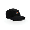 Helios Ultra Light 7 Panel Firm Brim Running Cap Black