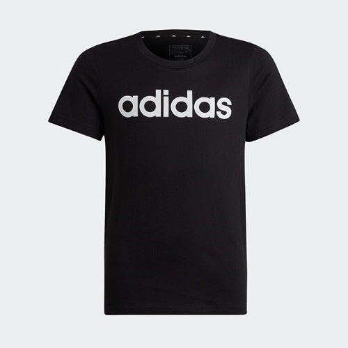 Adidas Kids Linear Logo Tee Black/White