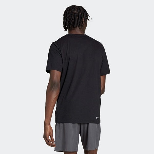 Adidas Mens Feelready Training Tee Black/White