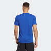 Adidas Mens Feelready Training Tee Semi Lucid Blue/Black