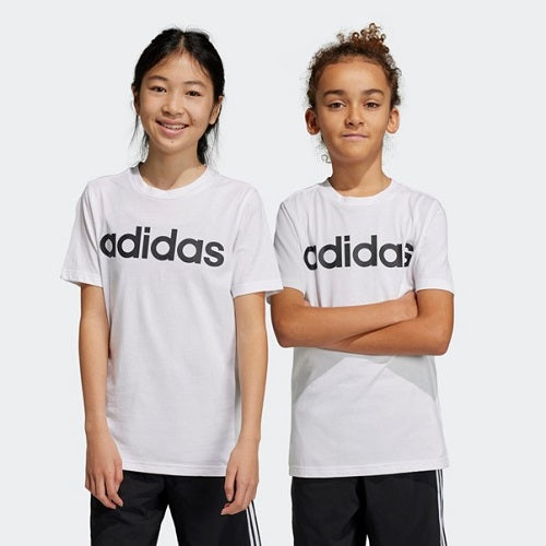 Adidas Kids Linear Tee White/Black