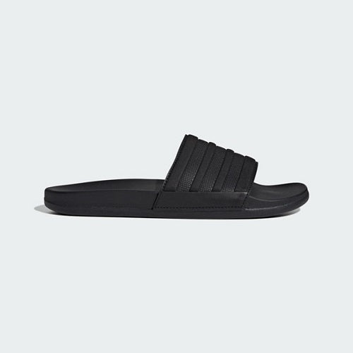 Adidas Mens Adilette Comfort 3 Stripes Core Black/Core Black