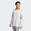 Adidas Mens Future Icons Long Sleeve Tee Wonder Silver/White