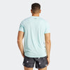 Adidas Mens Run It Badge of Sport Tee Semi Flash Aqua