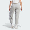Adidas Womens 3 Stripes Fleece Open Hem Pant Medium Grey Heather/White