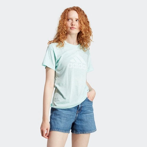 Adidas Womens Future Icons Winners 3.0 Tee Semi Flash Aqua