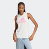 Adidas Womens Future Icons Winners 3.0 Tank White Melange/Pink Fusion