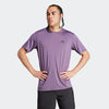 Adidas Mens Training Stretch Tee Shadow Violet/Black