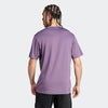 Adidas Mens Training Stretch Tee Shadow Violet/Black