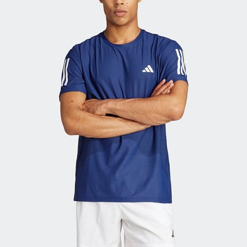 Adidas Mens Own The Run Tee Dark Blue