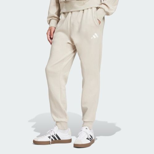 Adidas Mens FeelCozy Fleece Pants Wonder Aluminium/White